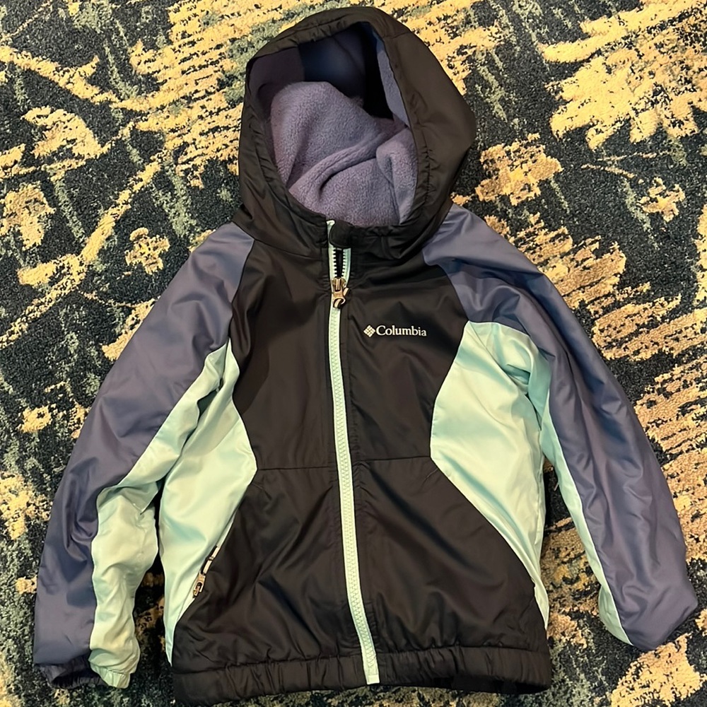 4T Columbia fleece lined jacket